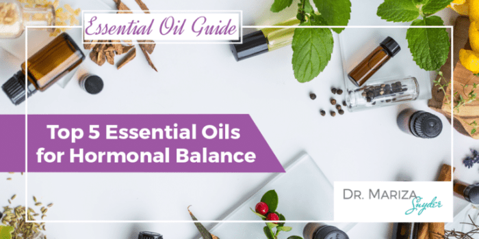 How to use essential oils for hormonal support